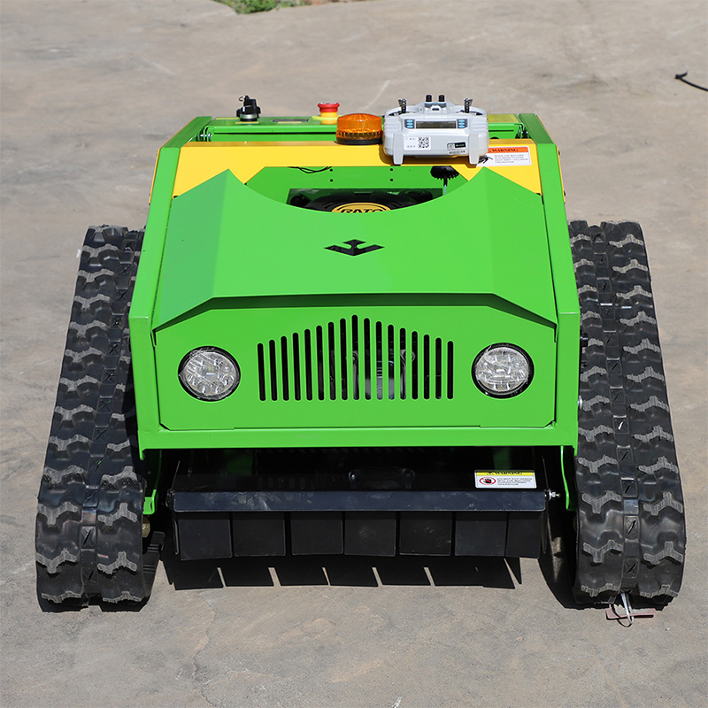 Desbrozadora con control remoto