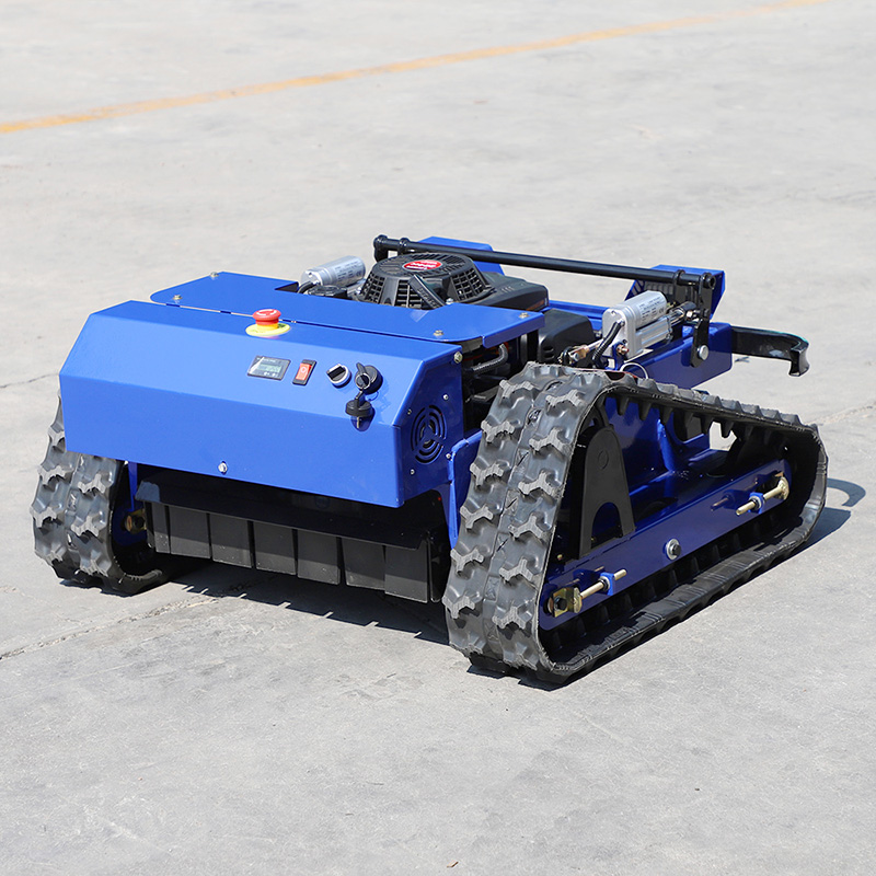 Cortadora de pendientes con control remoto