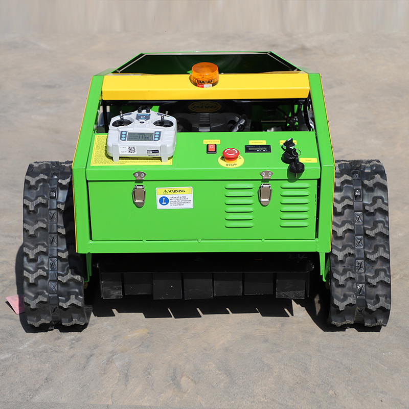 Desbrozadora con control remoto