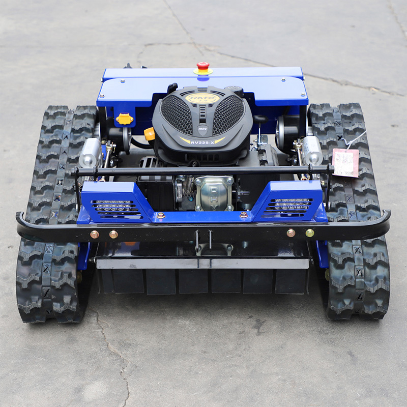 Cortadora de pendientes con control remoto