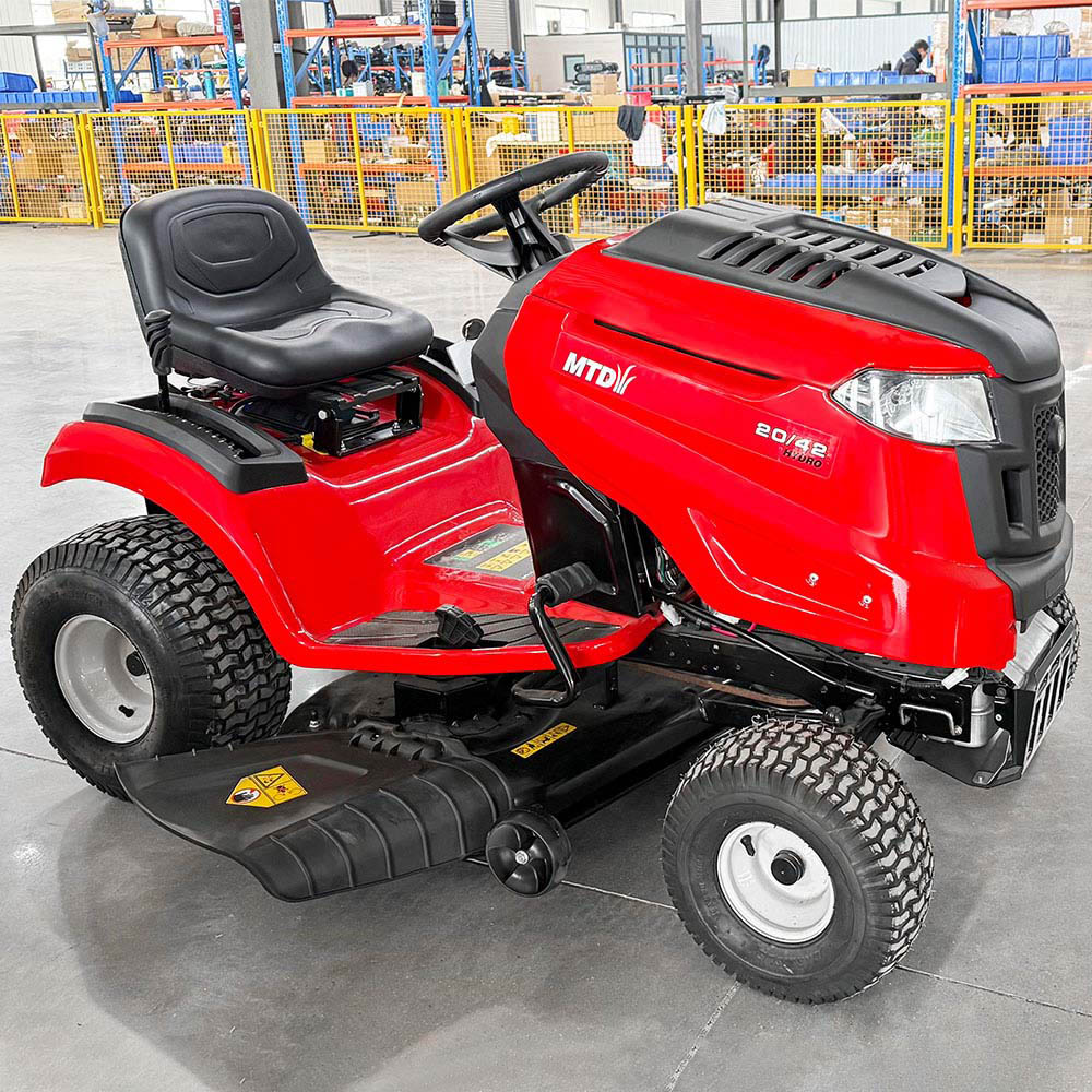 Cortadora de césped con asiento