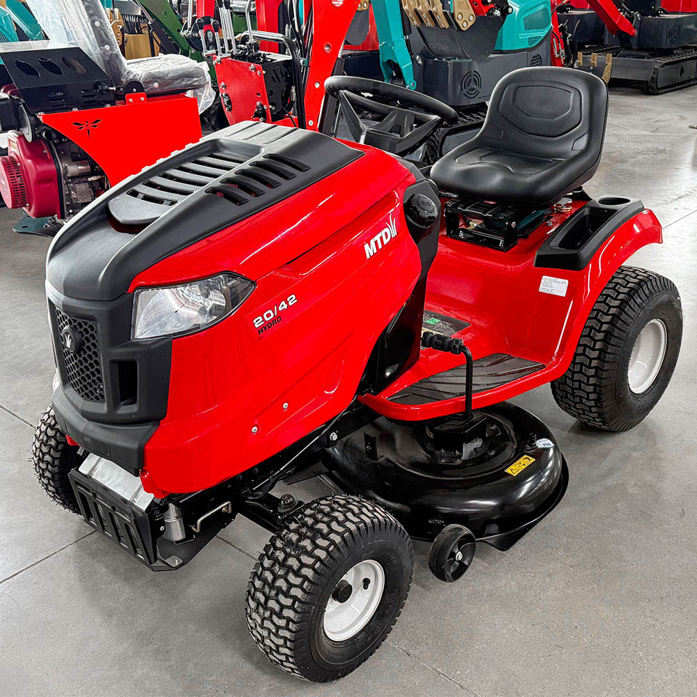 Cortadora de césped con asiento