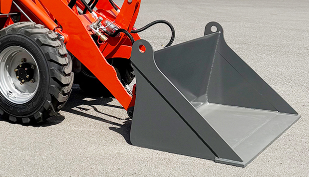 Minicargadora de ruedas eléctrica