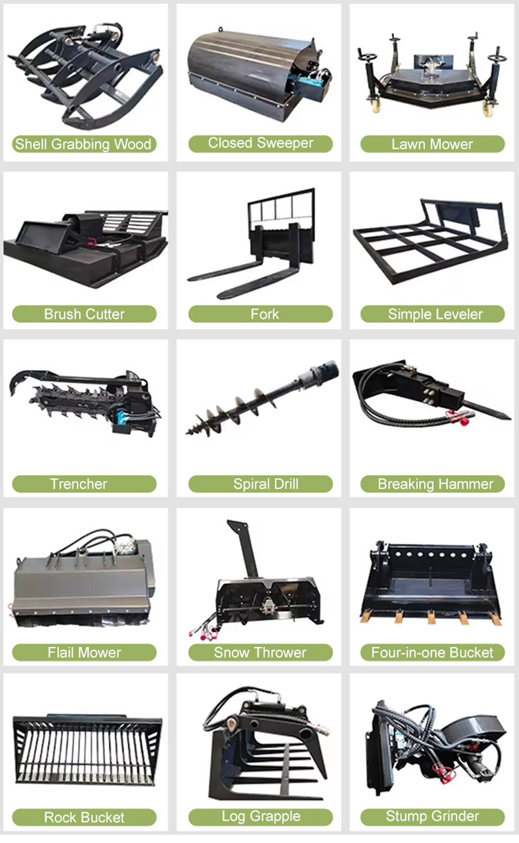 Minicargadora de ruedas eléctrica