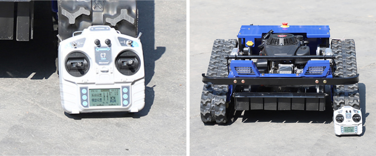 Cortadora de pendientes con control remoto Cortadora de pendientes con control remoto