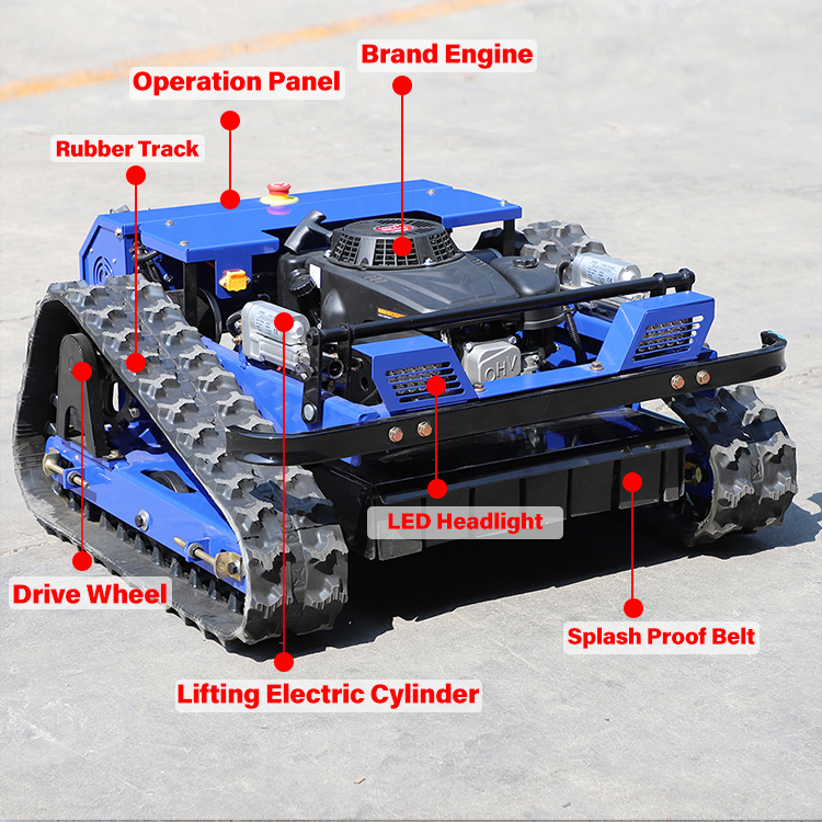Cortadora de pendientes con control remoto Cortadora de pendientes con control remoto