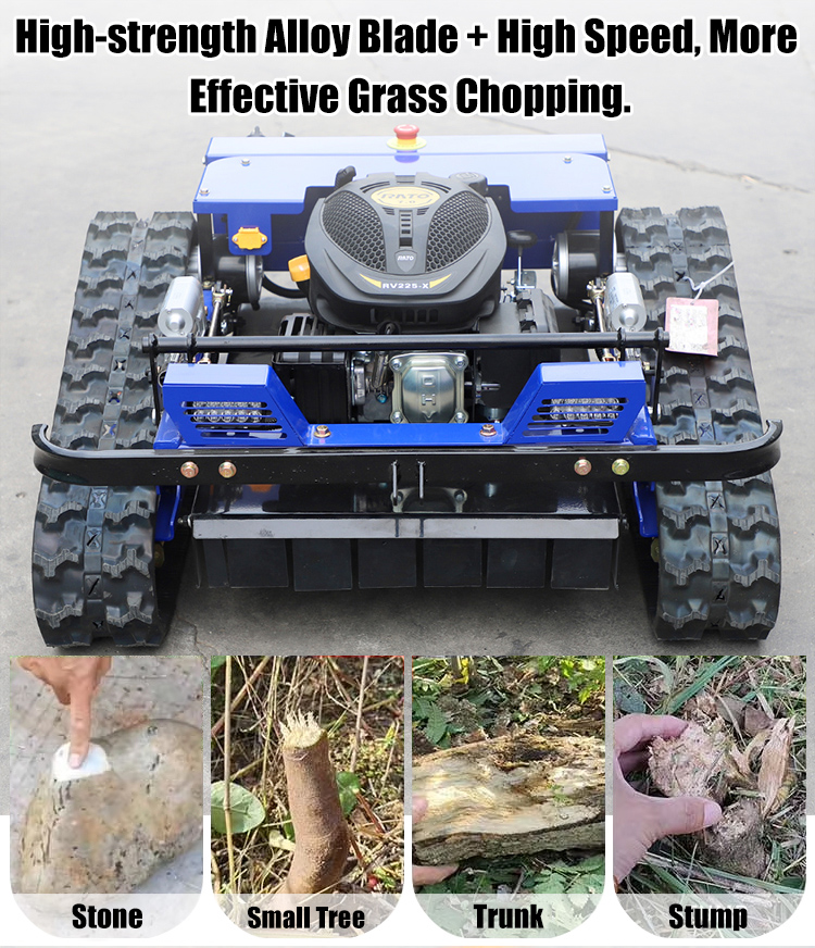 Cortadora de pendientes con control remoto Cortadora de pendientes con control remoto