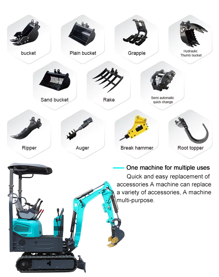 excavadora de 1,2 toneladas excavadora de 1,2 toneladas