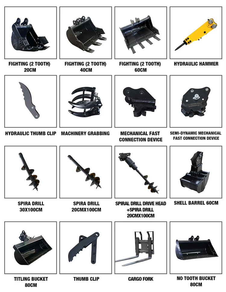 Excavadora de 2,8 toneladas