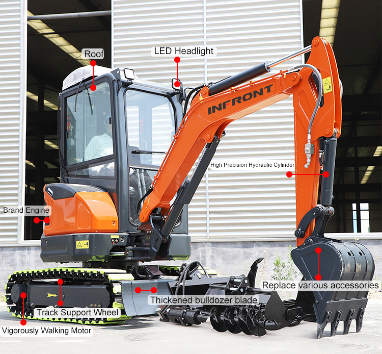 Excavadora de 3 toneladas