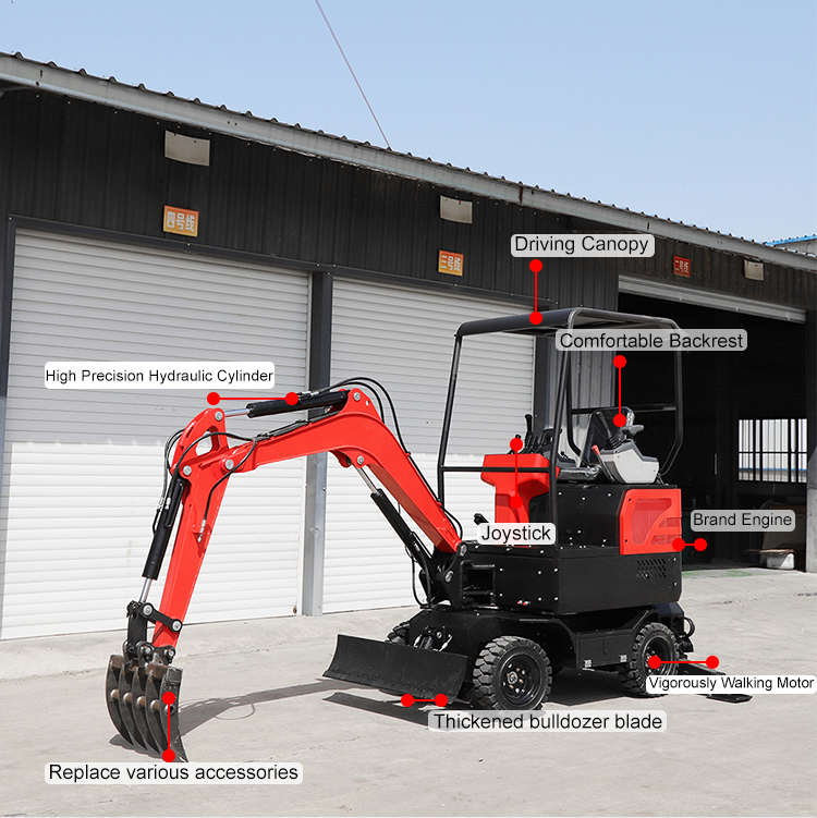 Miniexcavadora de 2 toneladas