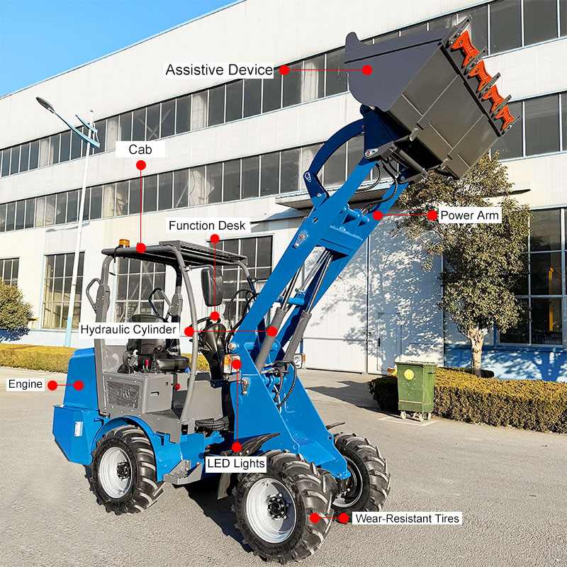 Cargador frontal eléctrico